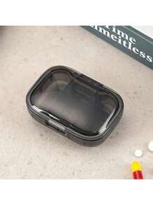 Portable Weekly Pill Box Large Size Waterproof Airtight Medicine Storage Case For Daily Morning, Noon And Night, Compact