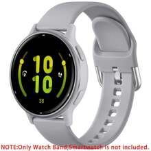 20mm Silicone Band Compatible With Garmin Vivoactive 6/Vivoactive 5/ Vivoactive 3 Watch Bands/Venu/Venu 2 Plus/Venu Sq/Galaxy Watch 7 6 5 4 40mm 44mm/Watch 4/6 Classic 42mm 46mm 43mm 47mm For Women Men, Soft Sport Replacement Strap For Forerunner 645/245/Galaxy Watch 5 Pro 45mm/Active 2 Watch/Watch 3 41mm