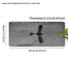 Dragon Flight Desk Pad Dark Cool Design Large Mouse Pad 35.4x15.7 Inch Desk Accessories Rubber Base Mousepad Stitched Edge Non-Slip Keyboard Pad For Office Home Computer As Gifts For Men Women Friends Back To School Gaming Mouse Pad