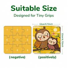 Caja 4 en 1, Rompecabezas, Juguete del rompecabezas con diseño de animales de dibujos animados, juguete educativo para niños, juego de emparejamiento educativo, juego de emparejamiento de formas, juegos de aprendizaje fonético, juguetes fáciles de usar, desarrollo cognitivo mejorado, diversión de aprendizaje temprano, escuela, estudiante, papelería, útiles escolares, regalo de vuelta a la escuela, niño, niña, regalo de cumpleaños para niños