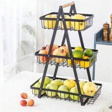 1 Pieza Bandeja de frutas/aperitivos para mesa de centro de la sala de estar, Estantería de almacenamiento de frutas y verduras para mesa de comedor en el hogar, Cesta multiusos de frutas para cocina, Cesta de picnic