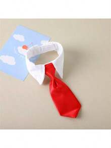 1pc Pet Shirt Collar Necktie With Vibrant Christmas Colors, Classic Black-Red Plaid And Black-Green Plaid, Softly Made And Comfortable For Active Puppies Or Elegant Slouchy Kittens - Multicolor - View 7