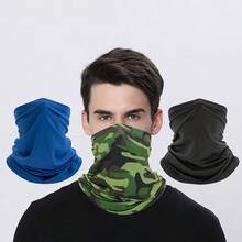 Sun Protective Anti UV Breathable Neck Gaiter For Summer Outdoor Activities, Ice-Silk Sun Protection Neck Gaiter For Motorcycle And Bicycle, Sports Magic Headscarf Riding Face Mask 1PC Ski Mask - Multicolor - View 5