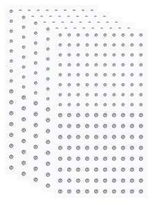 160 件无穿孔假鼻唇贴一次性肚脐眉唇穿孔饰品无穿孔耳环纽扣贴纸 3 毫米/4 毫米 - Face Sticker - 查看 8