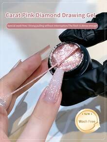 annies 5ml High Density Crystal Glue, 2025 New No-Wash Stretchy Shine String Nail Art Gel - 彩色 - 查看 11