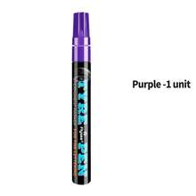 1pc Tire Pen, Tire Letter Shaped Pen, Waterproof, Fade-Resistant Graffiti Pen For Tire Decoration, Auto Paint Touch Up, Engine Screw Marking School Supplies, Back To School - Tire Paint Pen - View 19