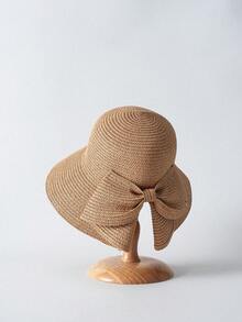 Tropiscape 1顶女士草帽，带蝴蝶结和宽帽檐，适合春夏海滩郊游，户外新款时尚防晒帽，营造度假氛围，放松身心，适合海滩、秋季、圣诞节、冬季等场合，是圣诞节礼物的理想之选。 - 多色 - 查看 12