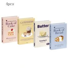 3pcs/4pcs Minimalist Cream-Color Foldable Fake Books, Decorative Photography Props, Cute Creative Desktop Ornaments, Imitation Books, INS Style Decorative Book Models, Soft Decoration Art Design Props, Designer Luxury Modern Decorative Fake Books, Home Bookshelf Decor, Living Room, Coffee Table Stacked Book Decor