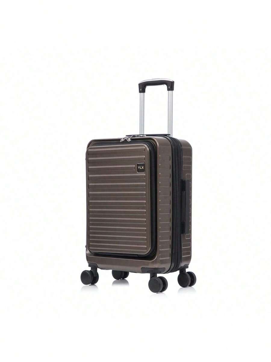 19inch 24*35*52 9kg →Scalable→29*35*52 11kgASSODA High Quality Front Opening Suitcase,Side Opening Travel Suitcase,Wheeled Suitcase - Cà phê nâu - Xem 1