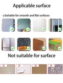 1pc Self-Adhesive Tile Stickers Tape Floor Waterproof Wall Gap Sealing Strip Tile Beauty Seam Sticker Home Decoration, Self Adhesive Tile Sticker Waterproof Gap Sealing Tape Strip For Wall Floor Ceiling Furniture Edge DIY Home Decor Decal - Multicolor - View 8