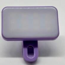 3 bucăți de lumină inelară reglabilă pentru selfie în 3 culori, potrivită pentru telefon mobil, cameră, videoconferință, lumină de umplere pentru streaming live, laptop, machiaj și selfie cu clip, lampă LED mini portabilă, reîncărcabilă USB