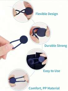 2/3pcs Elastic Rubber Waistband Extender, Women's Elastic Button Pants Waist Extender With Metal Button Hook & Extender, Pants Waistband Stretcher With Adjustable Length Button, Pants Extender For Maternity, Waistband Extenders Jean, Pants Button Extender For Men And Women's Pants, Jeans, Skirts, Dress, Travel Accessories