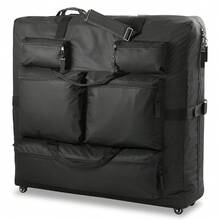 Portable Massage Table Carry Case With Wheels And Storage Pockets - default - View 2