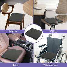 1PC Gel Cushion Set With Cloth Cushion Breathable To Relieve Prolonged Sitting Pressure, Suitable For Back, Sciatica, Tailbone Seat Cushion For Office, Car, Support For Multiple Scenarios Room Decor Aesthetic Room Decor Home Decor Living Room Decor Chair Office Chair Chair Cushion Back To School School Supplies