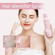Spray identificador de cabello, spray identificador de cabello para el afeitado facial y el dermaplaneo, herramientas para el cuidado de la piel de las mujeres, vello suave, optimiza el vello facial, 4 onzas líquidas - Rosa - Ver 4