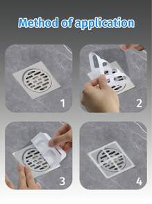 50 piezas Atrapapelos para ducha y bañera - Fácil de usar, pegadores de filtros de drenaje, cubiertas de drenaje desechables, adecuado para ducha, fregadero y lavadero, fácil de adherir, tapa de drenaje atrapapelos, filtro de drenaje desechable, atrapapelos de baño, cubierta de drenaje, filtro de fregadero de cocina, colector de pelo de ducha desechable, pegadores de filtro de drenaje de piso, atrapapelos para bañera de baño, accesorios de baño