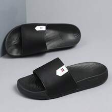 Men's Everyday Soft Slides - Non-Slip & Lightweight - Black - View 2