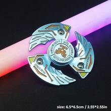1pc Gyro-Mecha - Whirlwind Gyro -Finger Spinner All Metal - Rotation Stress Relief Toy - Finger Gyro - Toy - Gift - Holiday Gift - Christmas Gift - Perfect Gift - Multicolor - View 9