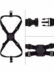 1/2件行李带，包包弹力绳，行李箱可调节绑带，旅行配件绑带 - 黑色 - 查看 4