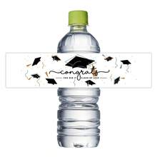 10pcs/20pcs/40pcs Congrats Grad Theme Party Water Bottle Sticker,For Celebrating Graduation Party DIY Water Bottle Packaging Decoration Labels Sticker - Multicolor - View 6