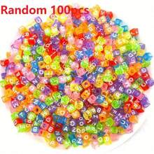 100pcs/Pack 7mm Multi-Color Heart Shaped Acrylic Beads For DIY Jewelry Making, Cute Acrylic Bead Set For Bracelets And Necklaces, Craft Supplies Without Power Required