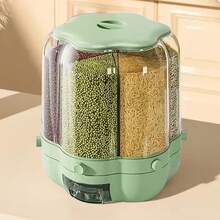 NetHong 9KG Storage Container Rotatable Food Sealed Grain Box Cereal Dispenser Rice Tank - Multicolor - View 12