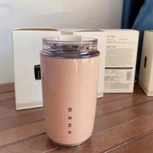 SMEG Portable Outdoor Coffee Cup With Stainless Steel Insulated Cup And Ins Style High Aesthetic Value Simple Design Back To School