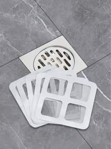 50 piezas Atrapapelos para ducha y bañera - Fácil de usar, pegadores de filtros de drenaje, cubiertas de drenaje desechables, adecuado para ducha, fregadero y lavadero, fácil de adherir, tapa de drenaje atrapapelos, filtro de drenaje desechable, atrapapelos de baño, cubierta de drenaje, filtro de fregadero de cocina, colector de pelo de ducha desechable, pegadores de filtro de drenaje de piso, atrapapelos para bañera de baño, accesorios de baño