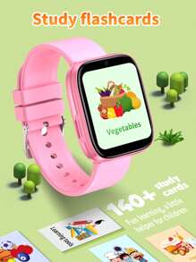 ERUN Montre connectée pour garçons/filles, écran tactile IPS de 1,54 pouces, mini caméra, lecteur de musique, montre de jeu, lampe de poche, narration, cadeau d'anniversaire, surprise de vacances, fournitures scolaires, fête des enfants