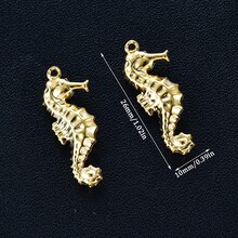 5Pcs Stainless Steel Sea Animals Shells Hollow Charms For DIY Jewelry Bracelet Necklace Earrings Making Small Pendants Findings - Multicolor - View 15