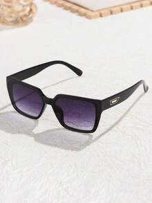 1 件男士塑料方形小框个性化时尚复古眼镜，适合休闲、驾驶、沙滩装，百搭 - 彩色 - 查看 6