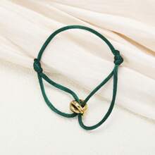 Vintage Lucky Bracelet Stainless Steel Elegant Chain Handmade Braided Multi-Layer Colorful Bracelet, New Year Gift, Couple Styles