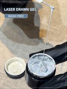 annies 5ml High Density Crystal Glue, 2025 New No-Wash Stretchy Shine String Nail Art Gel - 彩色 - 查看 4