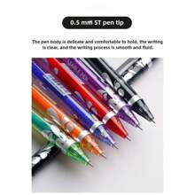 Colorful Erasable Ballpoint Pens 0.5mm Fine Tip Smooth Writing Retractable Pens With Ergonomic Oval Barrel Ideal For School Office High Quality Gift For Students Teachers Unique Gel Ink Pens For Notes Documents Back To School