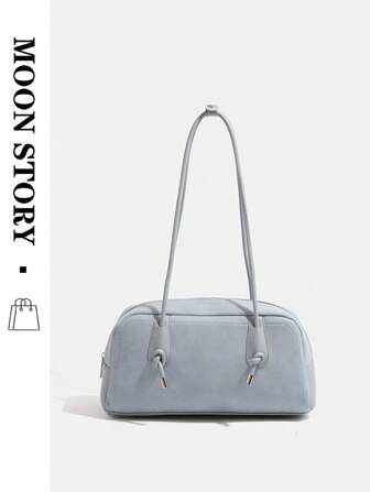 新款春夏清新优雅女士单肩包韩版时尚高端波士顿手提包大容量休闲托特包通勤百搭单肩法棍包