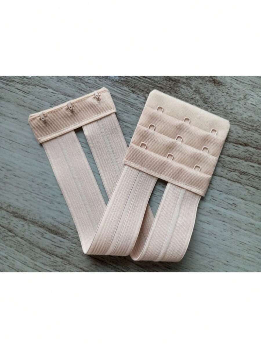Elastic Bra Extender Size 23 X 5.5 CM - Model 3 Hooks 3 Adjustments Transparent Large - 米色 - 查看 1