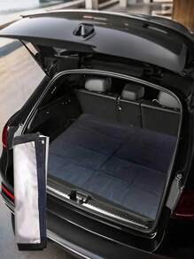 1Pc 27.5*47.2In Waterproof And Stain Resistant Car Trunk Mat – Universal Foldable Trunk Liner For Sedans SUVs Trucks, Polyester Cargo Mat Provides Excellent Protection Against Water Spills And Dirt, Easy To Install And Clean, Keeps Interior Tidy, Enhances Vehicle Interior Protection, Auto Accessories Floor Mats Seat Covers Compatible Trunk Protector