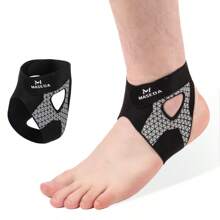 1 pezzo Supporto per caviglia traspirante, Fascia alla caviglia regolabile per supporto e protezione della caviglia, Adatto per sport, fitness, corsa, escursionismo, ciclismo, tennis, accessori per palestra