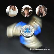 1pc Gyro-Mecha - Whirlwind Gyro -Finger Spinner All Metal - Rotation Stress Relief Toy - Finger Gyro - Toy - Gift - Holiday Gift - Christmas Gift - Perfect Gift - Multicolor - View 5