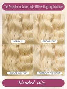 30 Inch 13x4 613 Lace Front Wig Human Blended Hair Body Wave Blonde Lace Front Wigs With Baby Hair Pre-Plucked Bleached Blended Wig 613 HD With Baby Hair For Women Use - S613 - View 9