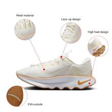 Nike Women's Nike Motiva Casual Running Shoes, Low-Top, Comfortable, Anti-Slip, Beige Color, Model DV1238-107