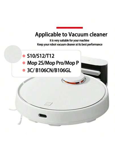 Replacement Parts Compatible Xiaomi Mijia Robot Stofzuiger Mop 2S 3C Mi Aspiradora Accessories Cloths Main Side Brush XMSTJQR2S STYJ02YM view 3