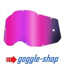 GAFAS DE MOTOCROSS CON LENTES ESPEJOS 100% GEN 2 RACECRAFT ACCURI STRATA