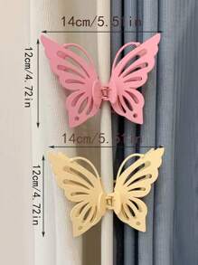 1pc Bow Curtain Clip, Decorative Bedroom Soft Furnishing, Hair Clip, Curtain Holdback Room Decor Home Decor Living Room Decor Curtains