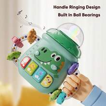 Juguete rattle de botella de agua con luz musical y dentición para bebés, juguete educativo y de desarrollo temprano para entrenar la destreza de agarre - Multicolor - Ver 4