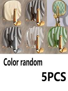 豪华浴室毛巾钩，重型粘性壁挂式免钻挂钩，适用于厨房、盥洗室 - 彩色 - 查看 14