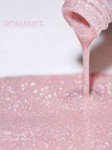 12 件 2025 新款情人节礼物春夏冰糖碎钻细闪星光闪耀炫彩梦幻精致透明凝胶指甲油，夏季色彩搭配细磁粉用于美甲，搭配底漆和面漆，需要紫外线，植物基凝胶 12 色套装适合初学者、家庭、办公室、通勤、约会、无病毒，沙龙级风格，可保持 28 天。