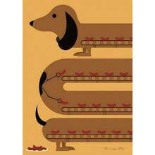 Tranh treo tường nghệ thuật động vật vui nhộn, tranh vải hiện đại, hình ảnh trừu tượng cho phòng khách, trang trí nhà, quà tặng, khung tùy chọn - Nhiều màu - Xem 35