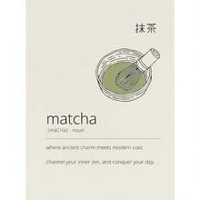 1 tấm áp phích và tranh in hình đồ uống Espresso Matcha Latte Yerba Mate, tranh in trên vải, tranh treo tường hiện đại, dùng để trang trí nhà bếp, quán cà phê, quà tặng, khung tùy chọn - Nhiều màu - Xem 15