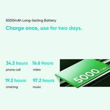 Realme Teléfono móvil desbloqueado C61, versión global con 6GB+128GB/6GB+256GB, 4G LTE, Android 14, cámara AI de 50MP, diseño ultrafino de 7.89mm y batería masiva de 5000mAh - Verde - Ver 4